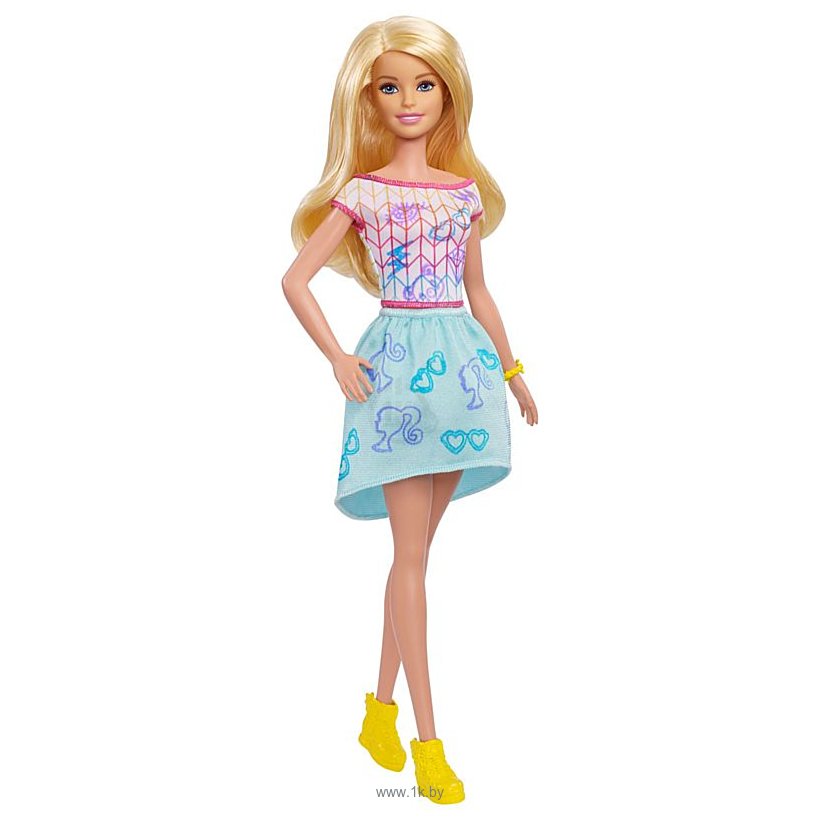 Фотографии Barbie Crayola Color Stamp Fashion Doll FRP05