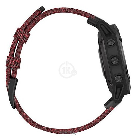 Фотографии Garmin Fenix 6 Sapphire DLC с нейлоновым ремешком