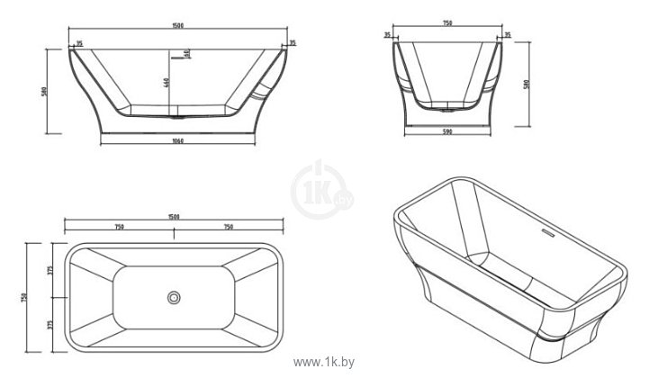 Фотографии BelBagno BB73-1500-750