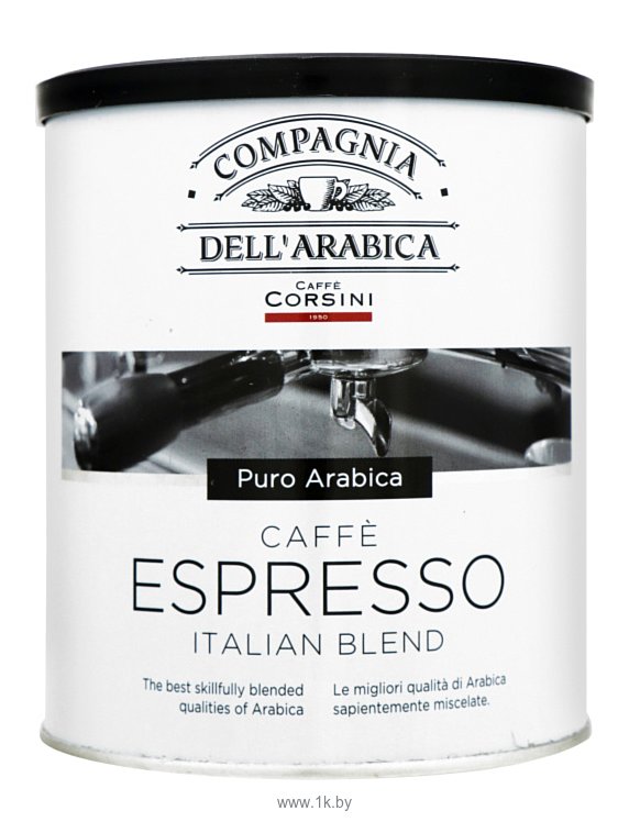 Фотографии Compagnia Dell'Arabica Espresso в банке молотый 250 г