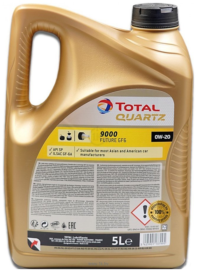 Фотографии Total 9000 Future GF6 0W-20 5л