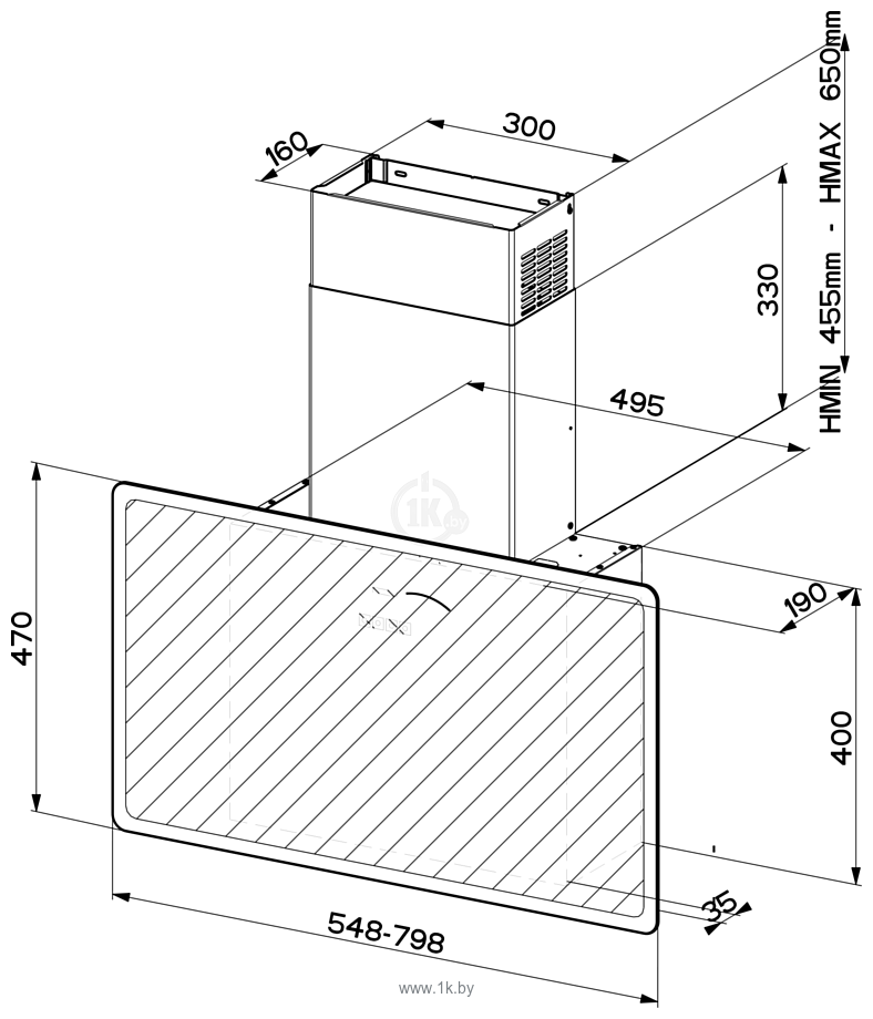 Фотографии FABER V-Air Flat KL A80 330.0615.684