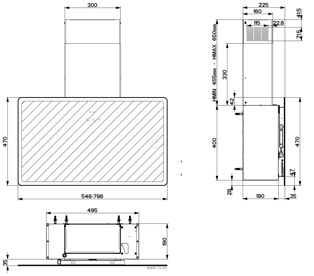 Фотографии FABER V-Air Flat KL A80 330.0615.684