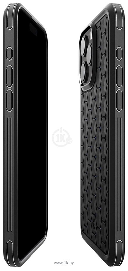 Фотографии Spigen Cryo Armor для iPhone 15 Pro Max ACS06603 (черный/синий)