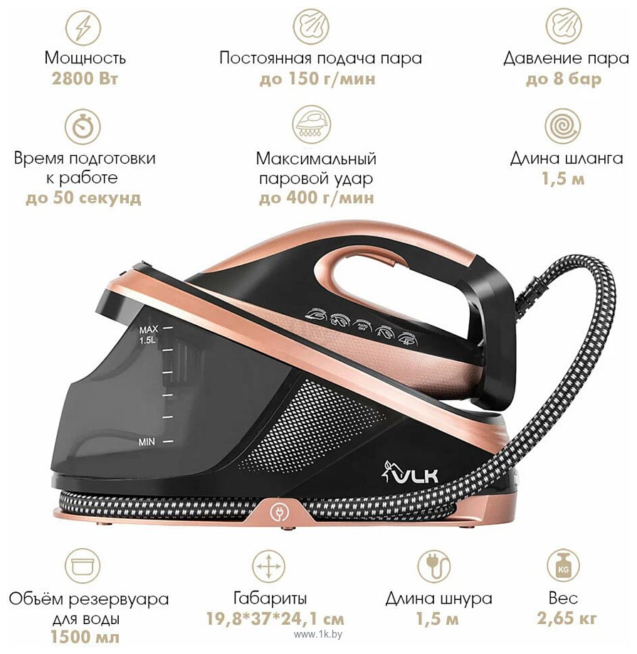 Фотографии VLK Vesuvio 5600 (черный/золото)