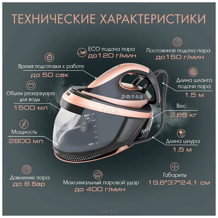 Фотографии VLK Vesuvio 5600 (черный/золото)