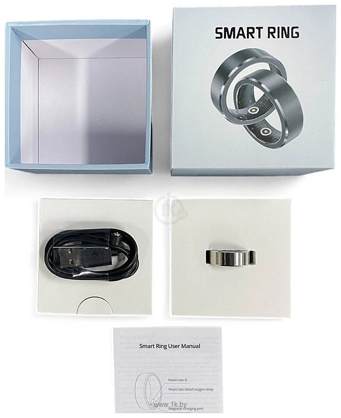 Фотографии Wellermoz Smart Ring S1 (серебристый, размер 10)