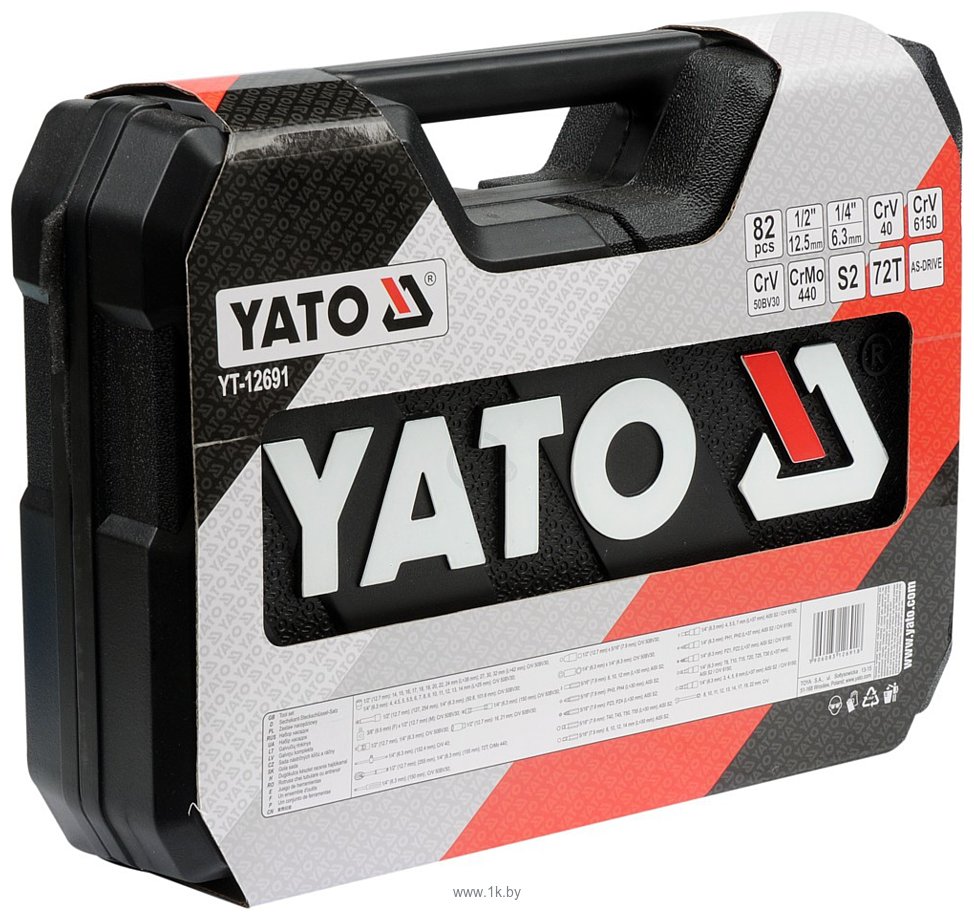 Фотографии Yato YT-12691 82 предмета