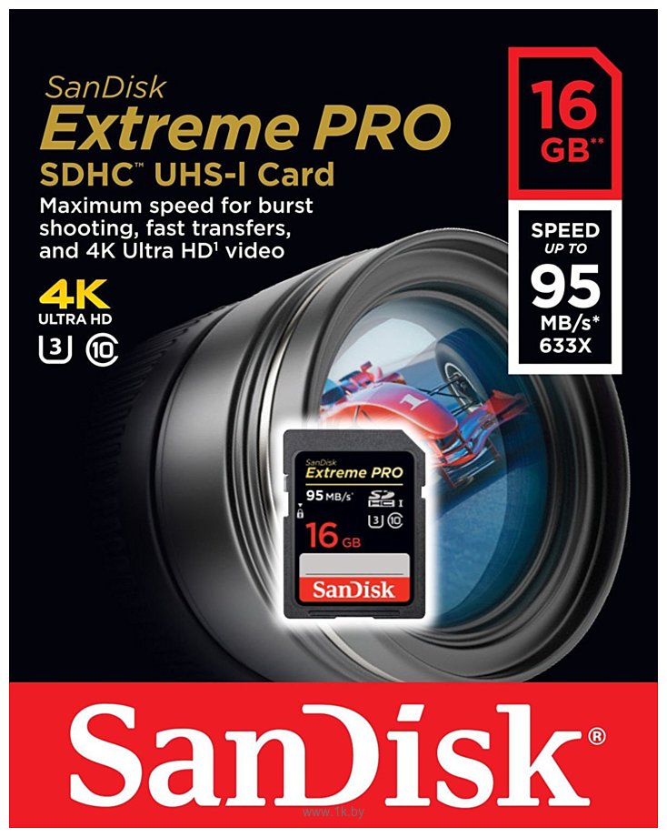 Фотографии Sandisk SDHC UHS-I (Class 10) 16GB (SDSDXPA-016G-X46)