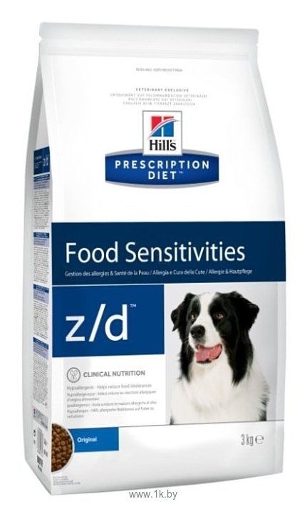 Фотографии Hill's (3 кг) Prescription Diet Z/D Canine Allergy Management dry