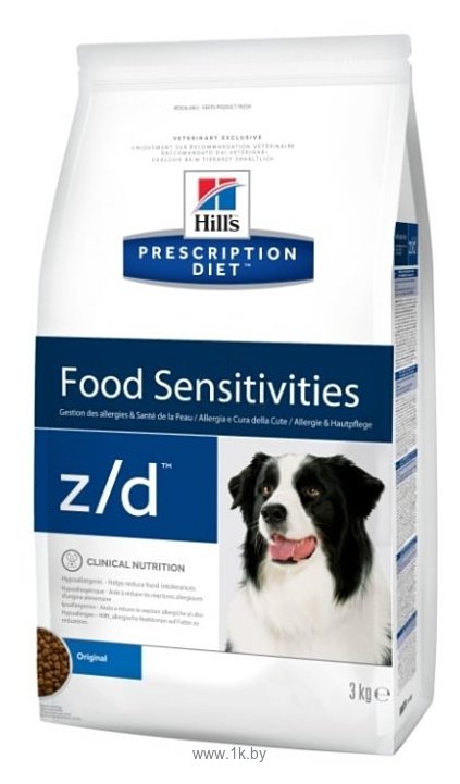 Фотографии Hill's (3 кг) Prescription Diet Z/D Canine Allergy Management dry