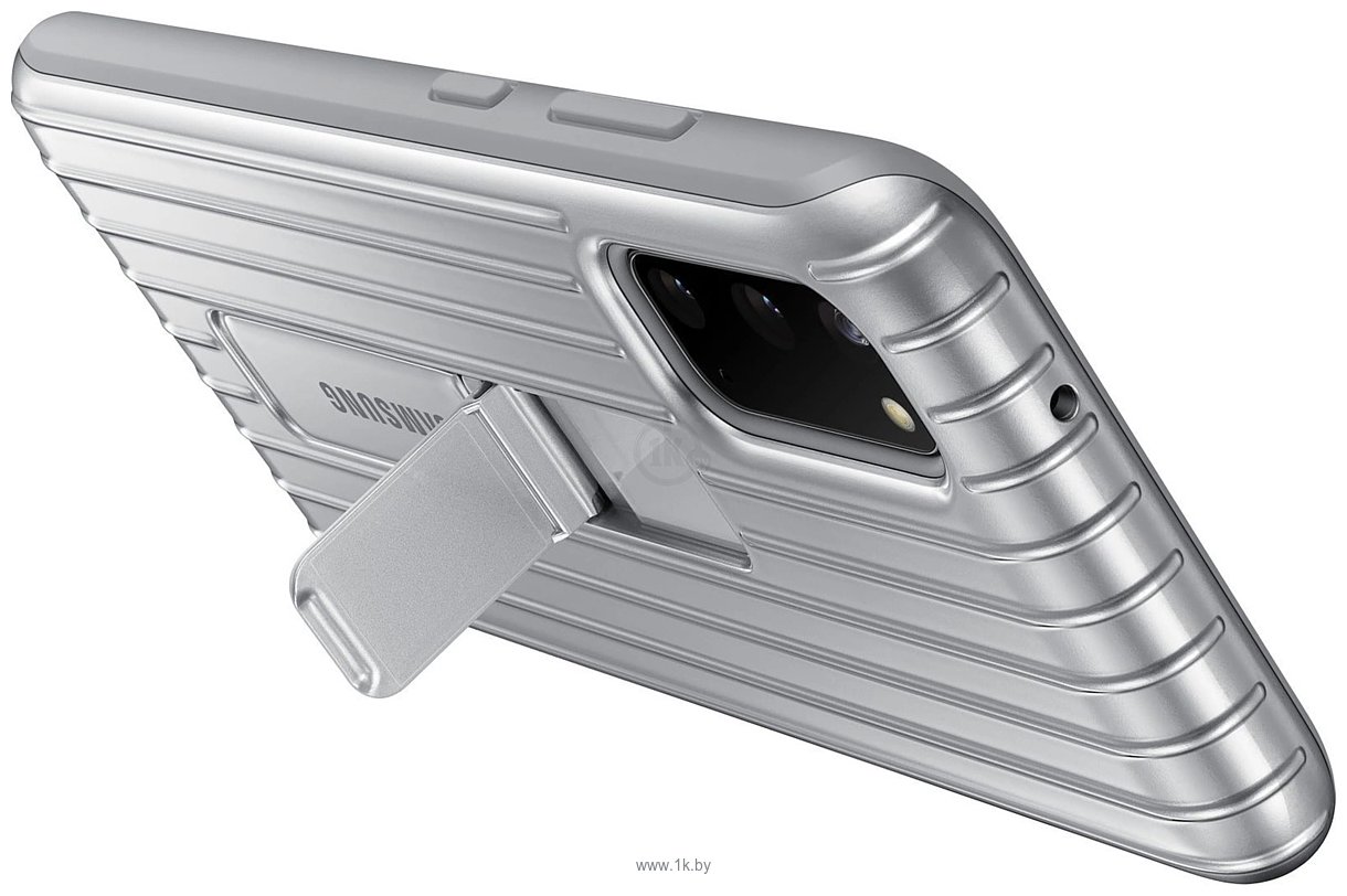 Фотографии Samsung Protective Standing Cover для Galaxy S20 (серебристый)