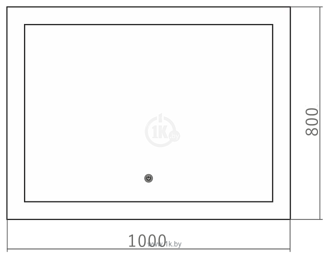 Фотографии Silver Mirrors  Норма 100х80 ФР-00001452