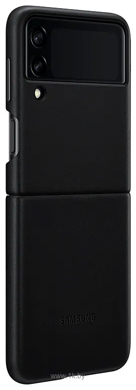 Фотографии Samsung Leather Cover для Samsung Galaxy Z Flip3 (черный)