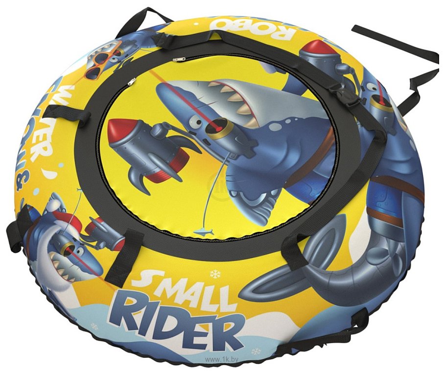 Фотографии Small Rider Snow Tubes 4 Акула Робот 110 см (желтый)