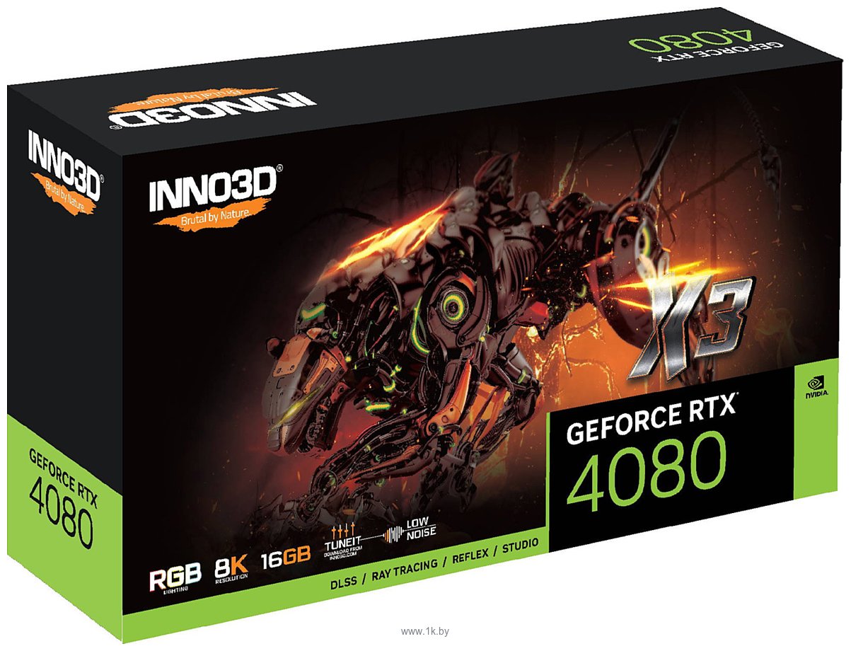 Фотографии INNO3D GeForce RTX 4080 X3 16GB (N40803-166X-187049N)