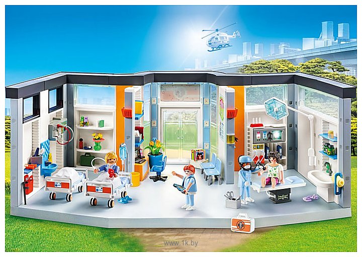 Фотографии Playmobil PM70191 Мебелированное Больничное Крыло