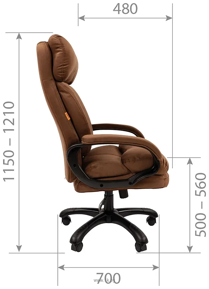 Фотографии CHAIRMAN 505 Home T-14 (коричневый)