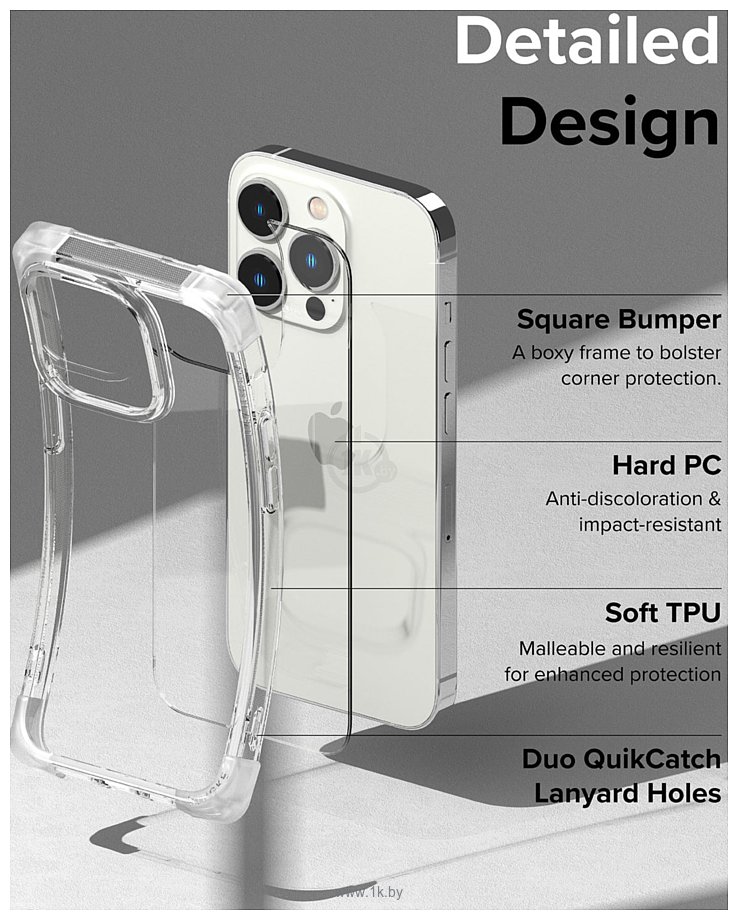 Фотографии Ringke Fusion Bumper для Apple iPhone 14 Pro Clear