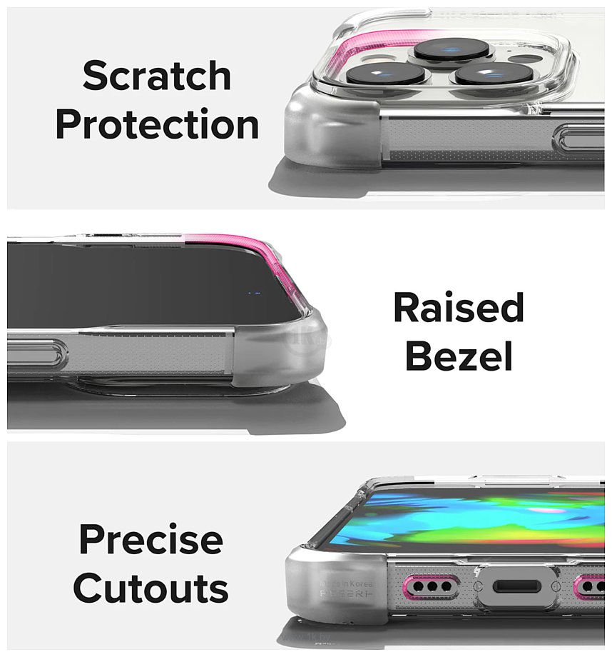 Фотографии Ringke Fusion Bumper для Apple iPhone 14 Pro Clear