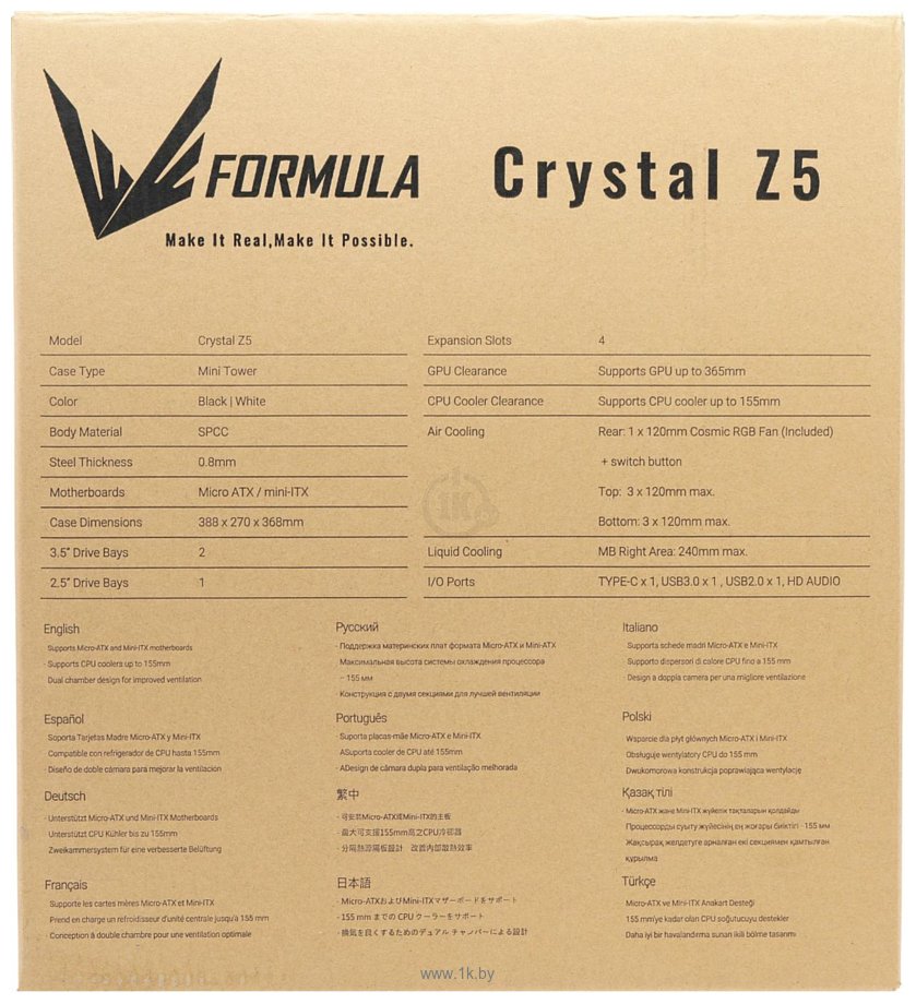 Фотографии Formula Crystal Z5 TG (черный)