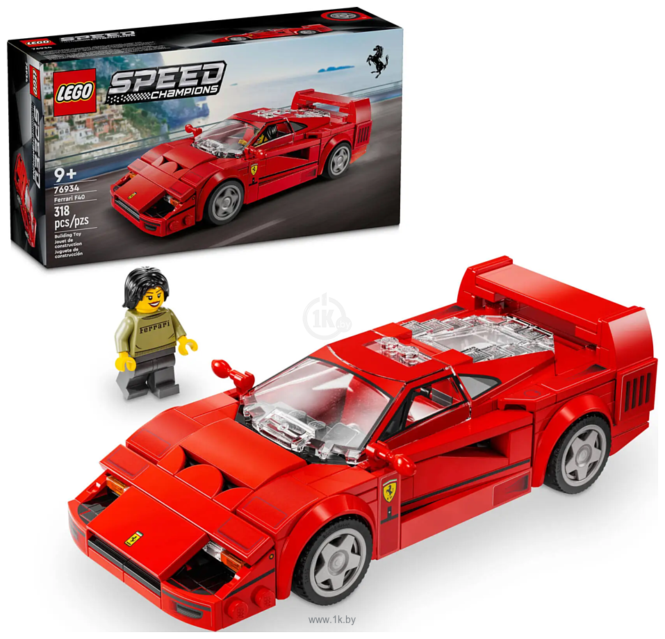 Фотографии LEGO Speed Champions 76934 Суперкар Ferrari F40