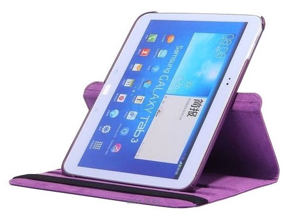 Фотографии LSS Rotation Cover Purple для Samsung GALAXY Tab 3 10.1"
