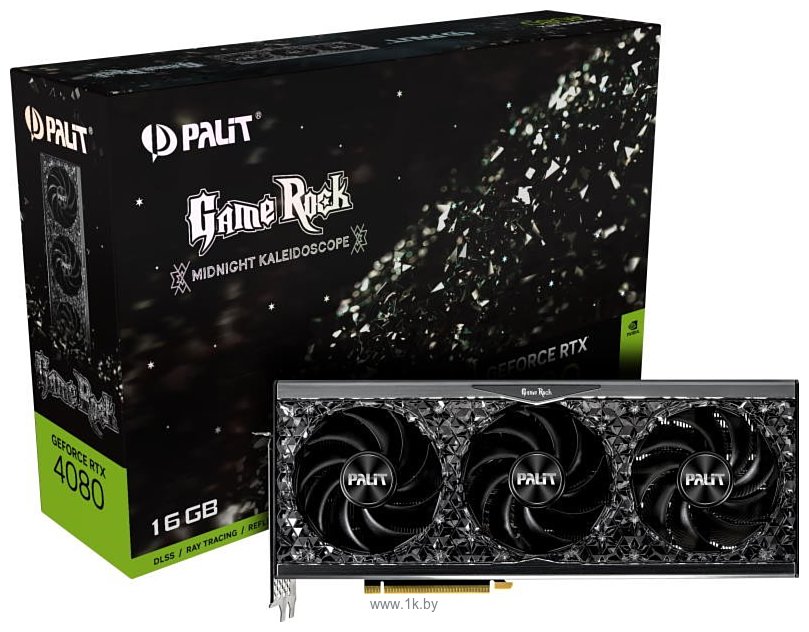 Фотографии Palit GeForce RTX 4080 GameRock 16GB (NED4080019T2-1030G)