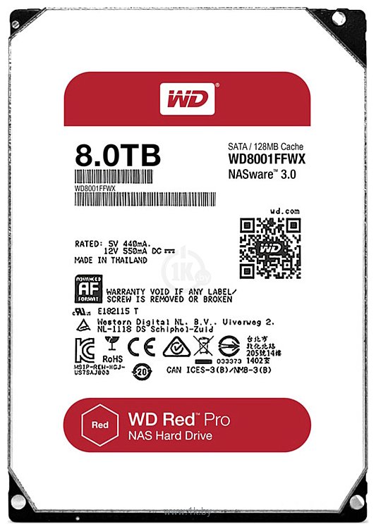 Фотографии Western DigitalRed Pro 8TB (WD8001FFWX)