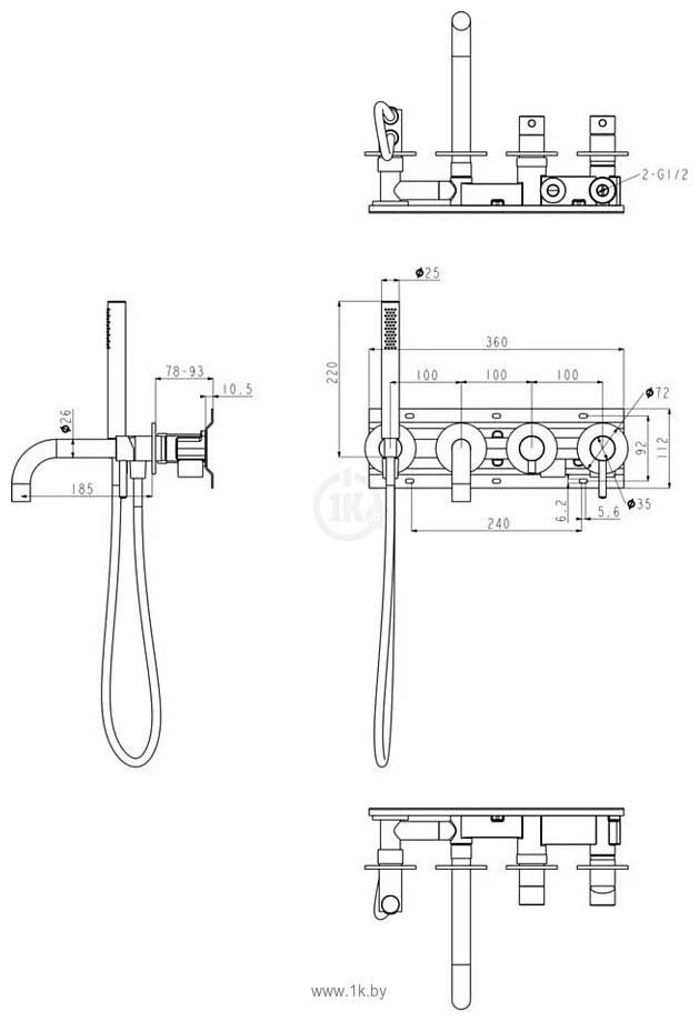 Фотографии Grocenberg GB5070 (золотой брашированный)