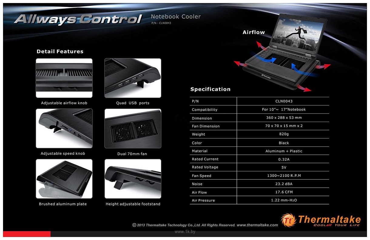 Фотографии Thermaltake Allways Control [CLN0043]