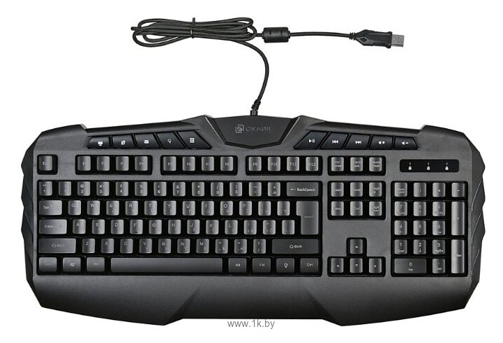 Фотографии Oklick 777G PSYCHO Multimedia Keyboard black USB