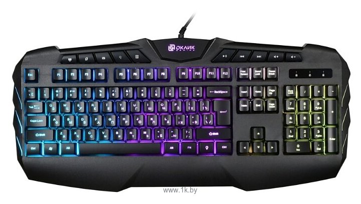 Фотографии Oklick 777G PSYCHO Multimedia Keyboard black USB