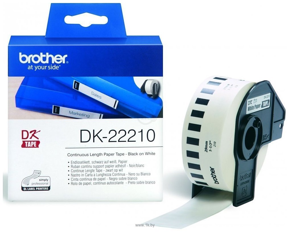 Фотографии Brother DK-22210 (29 мм, 30.48 м)