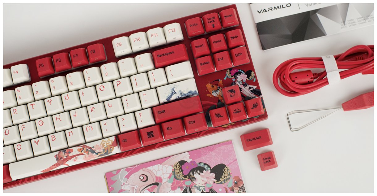 Фотографии Varmilo MA87M Koi EC Sakura V2 (без кириллицы)