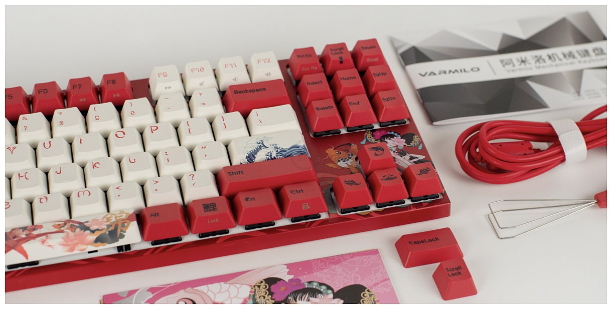 Фотографии Varmilo MA87M Koi EC Sakura V2 (без кириллицы)