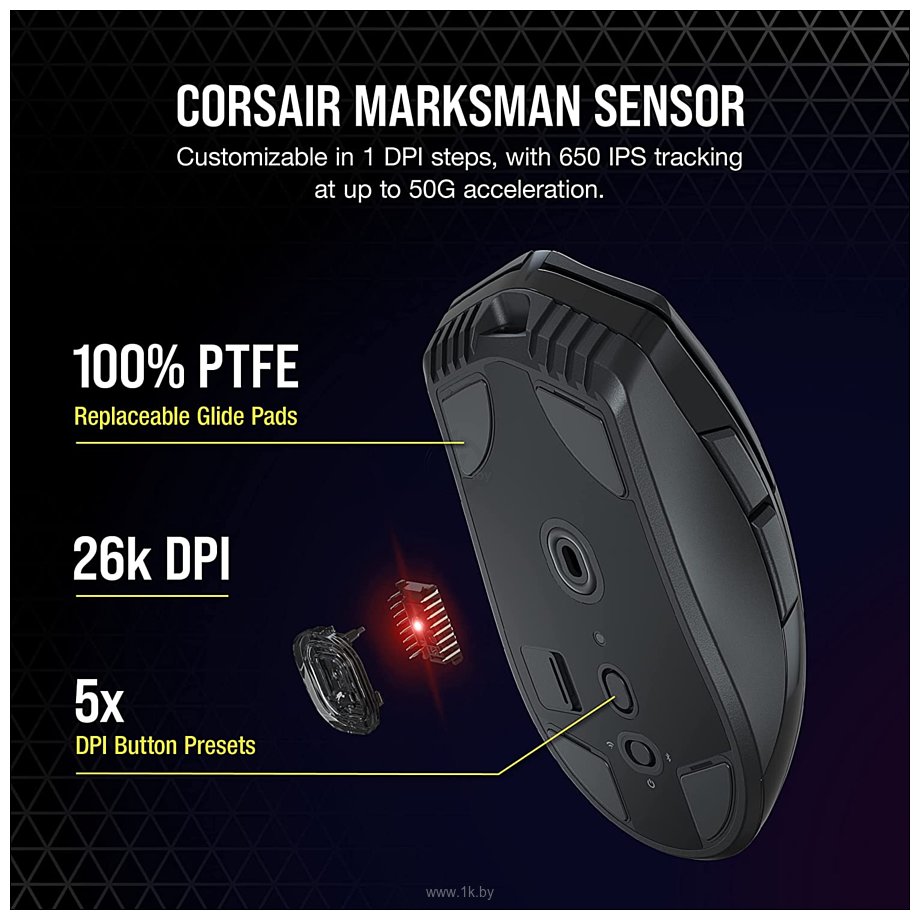 Фотографии Corsair Sabre RGB Pro Wireless