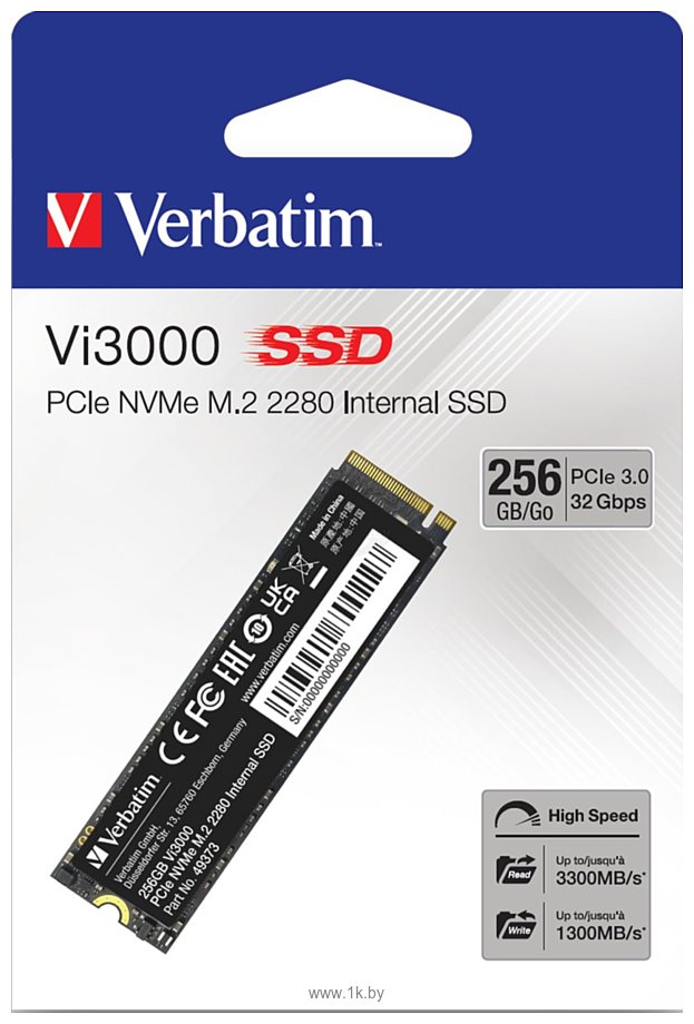 Фотографии Verbatim Vi3000 256GB 49373