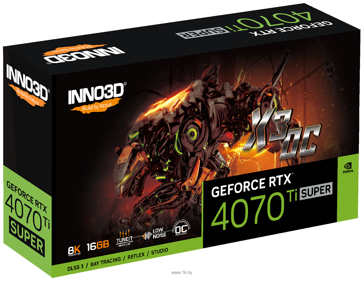 Фотографии Inno3D GeForce RTX 4070 Ti Super X3 OC (N407TS3-166XX-186158N)