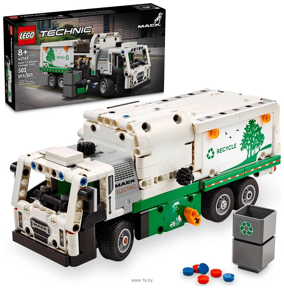 Фотографии LEGO Technic 42167 Электромусоровоз Mack LR