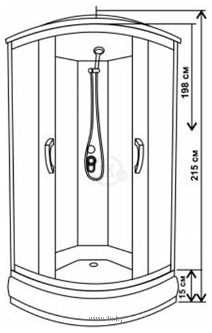 Фотографии Водный мир ВМ-883 Е 90x90 (черный/черная мозаика)