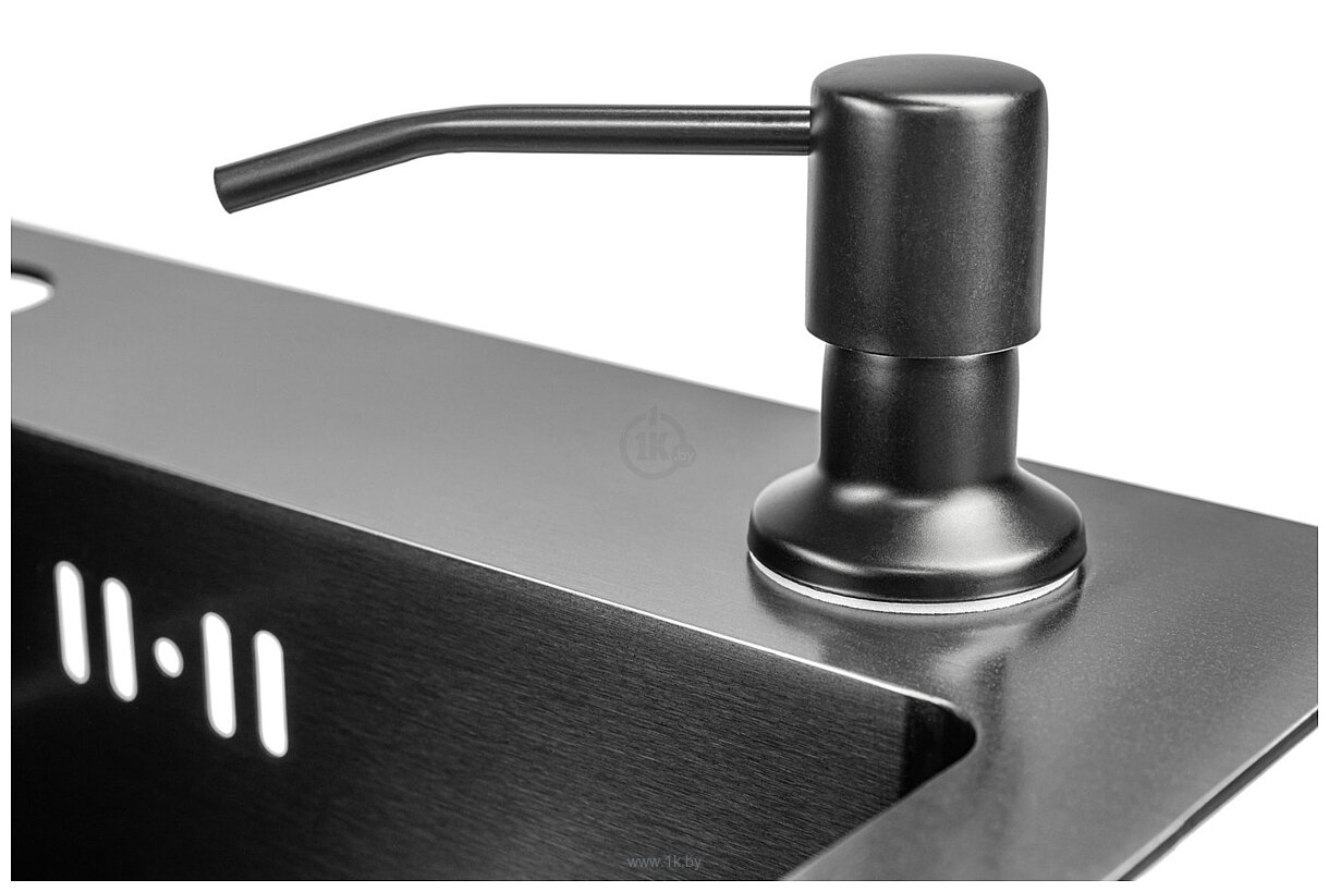 Фотографии Saniteco 5045 Nano + смеситель Spike (с сифоном, дозатором и коландером) Фотографии Saniteco 5045 Nano + смеситель Spike (с сифоном, дозатором и коландером)