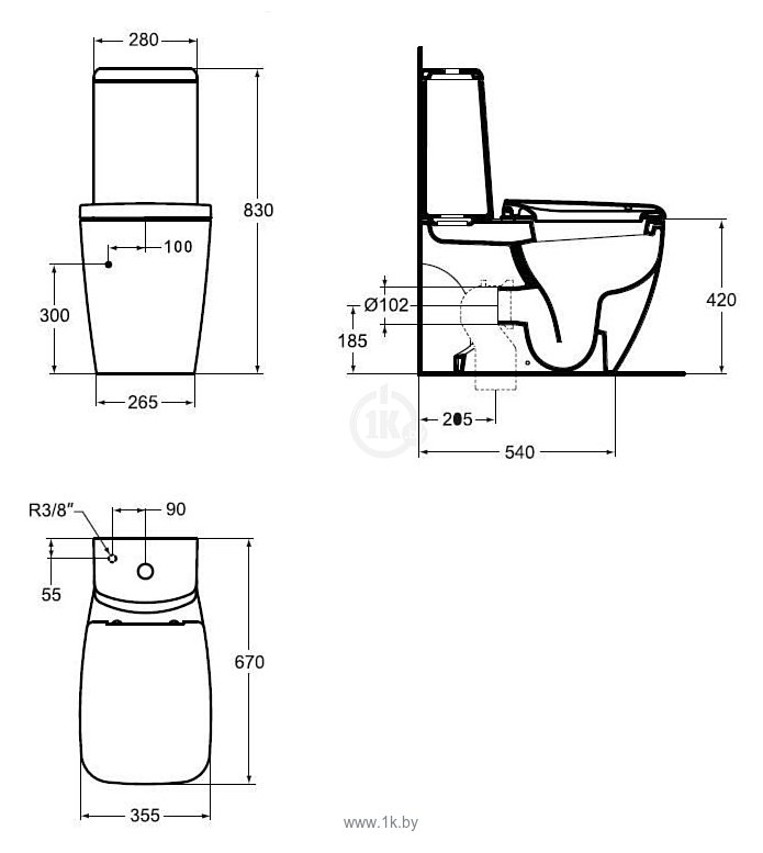 Фотографии Ideal Standard Ventuno (T321501)