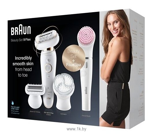 Фотографии Braun SES 9100 Silk-epil 9 Flex Beauty Set + щетка для лица