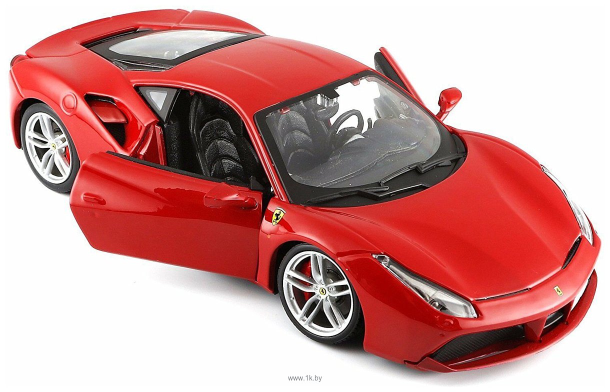 Фотографии Bburago Ferrari 488 GTB 18-26013 (красный)