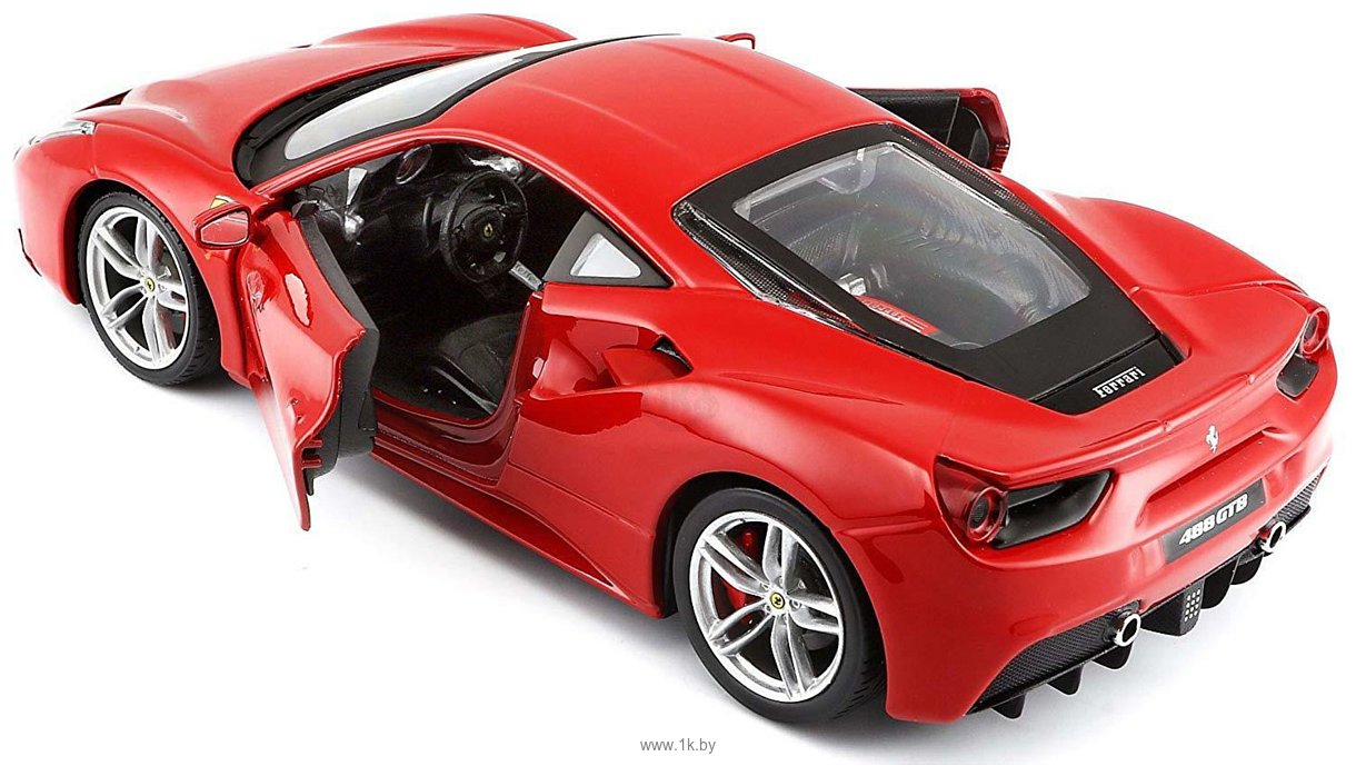 Фотографии Bburago Ferrari 488 GTB 18-26013 (красный)