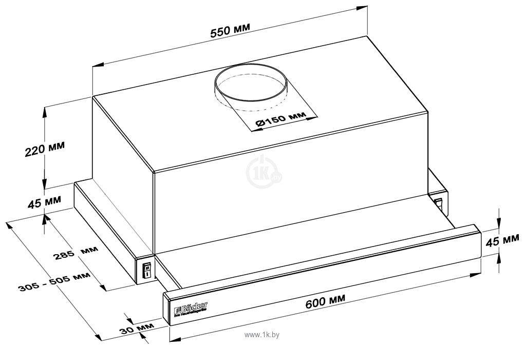 Фотографии Backer TH60L-2F200-SS