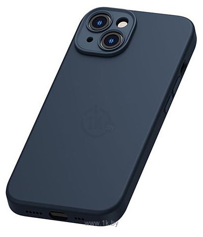 Фотографии Baseus Liquid Silica Gel Magnetic Case для iPhone 14 Plus (синий)