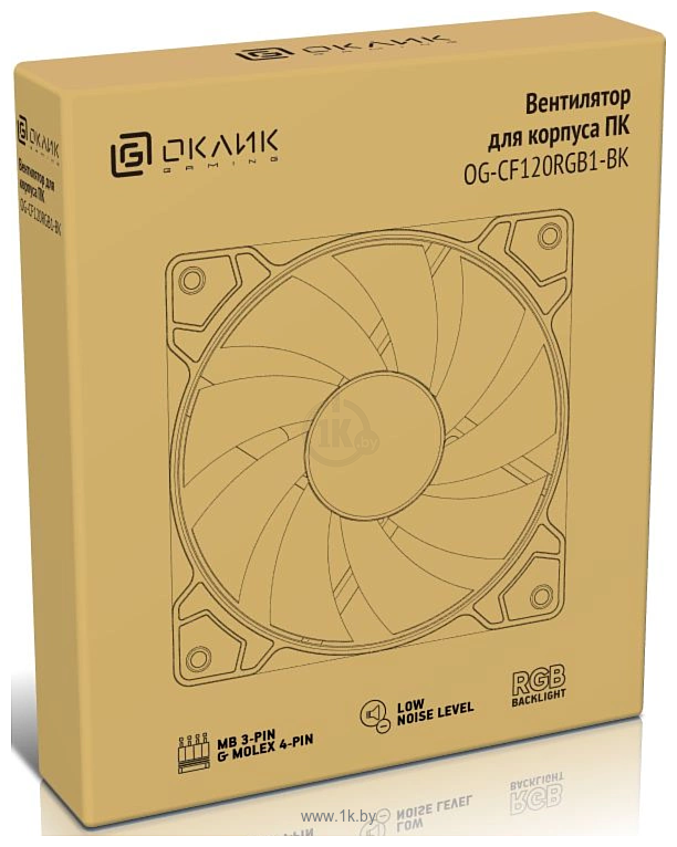 Фотографии Oklick OG-CF120RGB1-BK