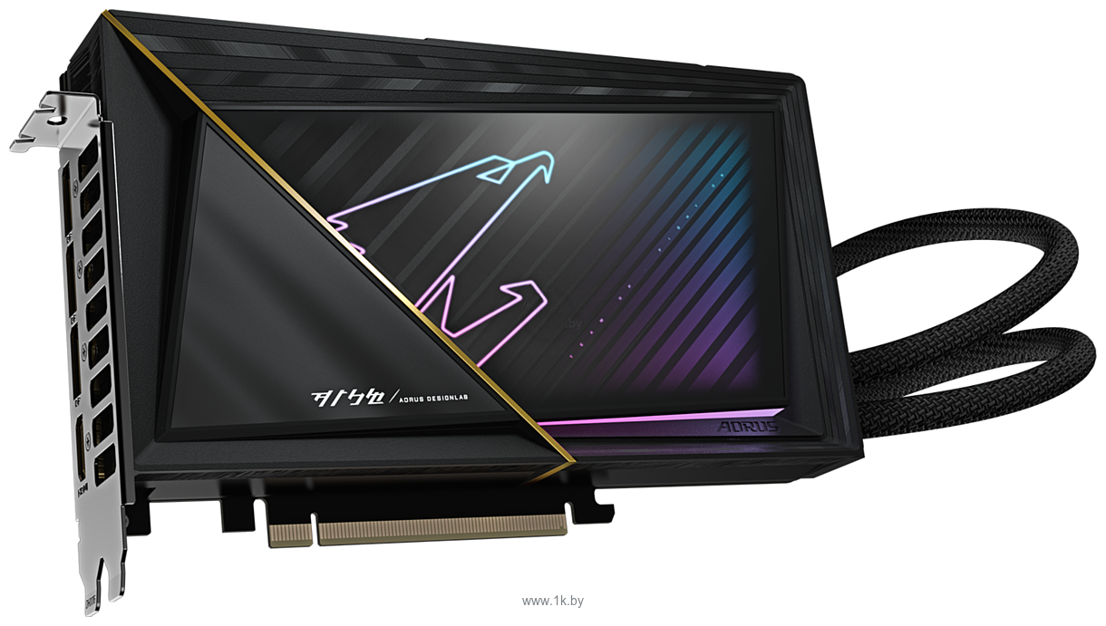 Фотографии GigaByte Aorus GeForce RTX 5080 Xtreme Waterforce 16G (GV-N5080AORUSX W-16GD)